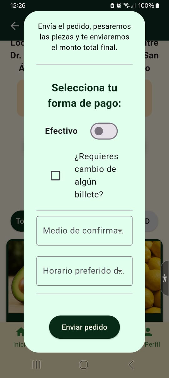 Resumen y forma de pago