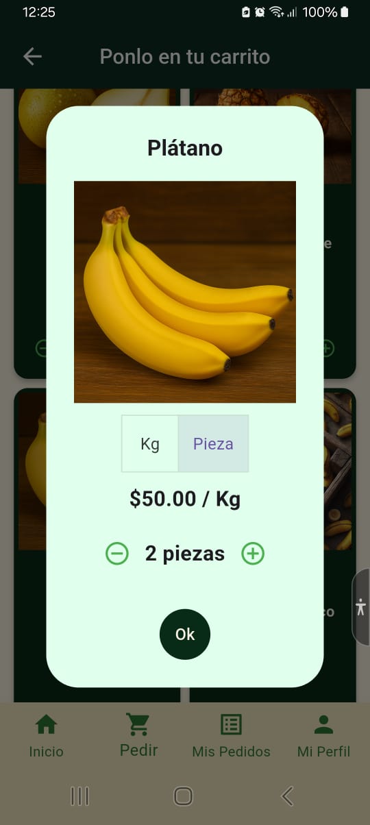 Selector de Kg o pieza