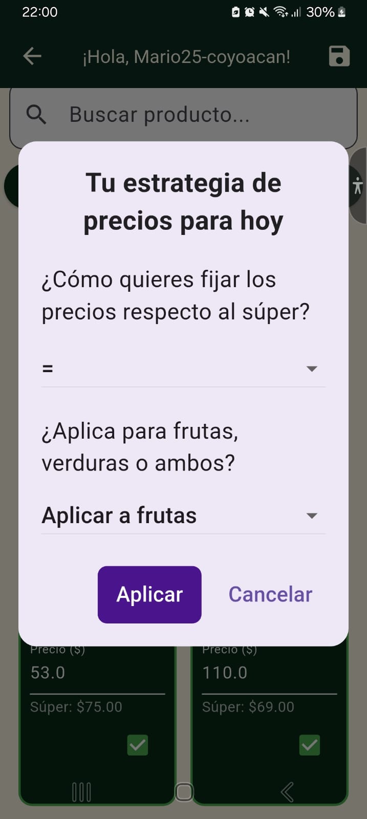Comparar precios con el súper en línea